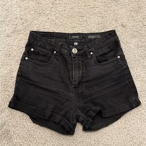 STS Blue High Waist Black Shorts